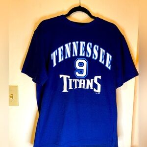 TENNESSEE TITANS STEVE MCNAIR JERSEY MENS SIZE SMALL VNTG